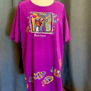 Vintage Montana Tee shirt dress‎